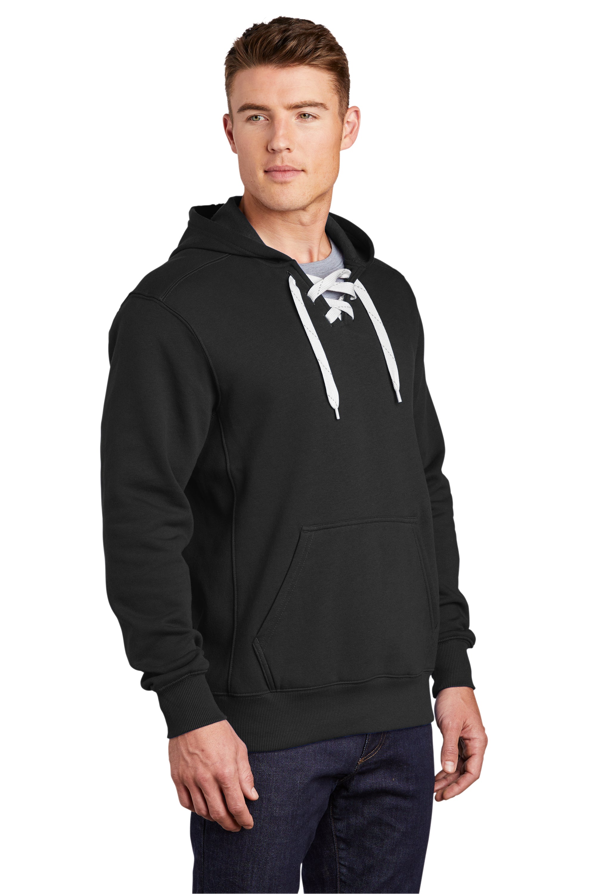 LACE-UP HOODIE