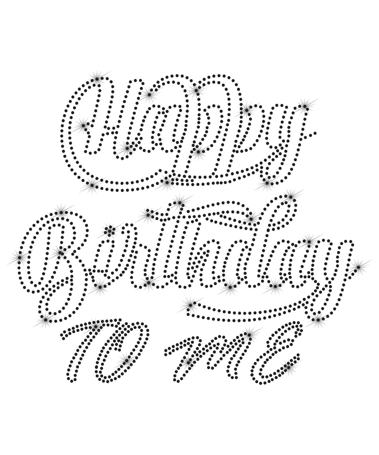 Happy Birthday TO ME (DESIGN ONLY)