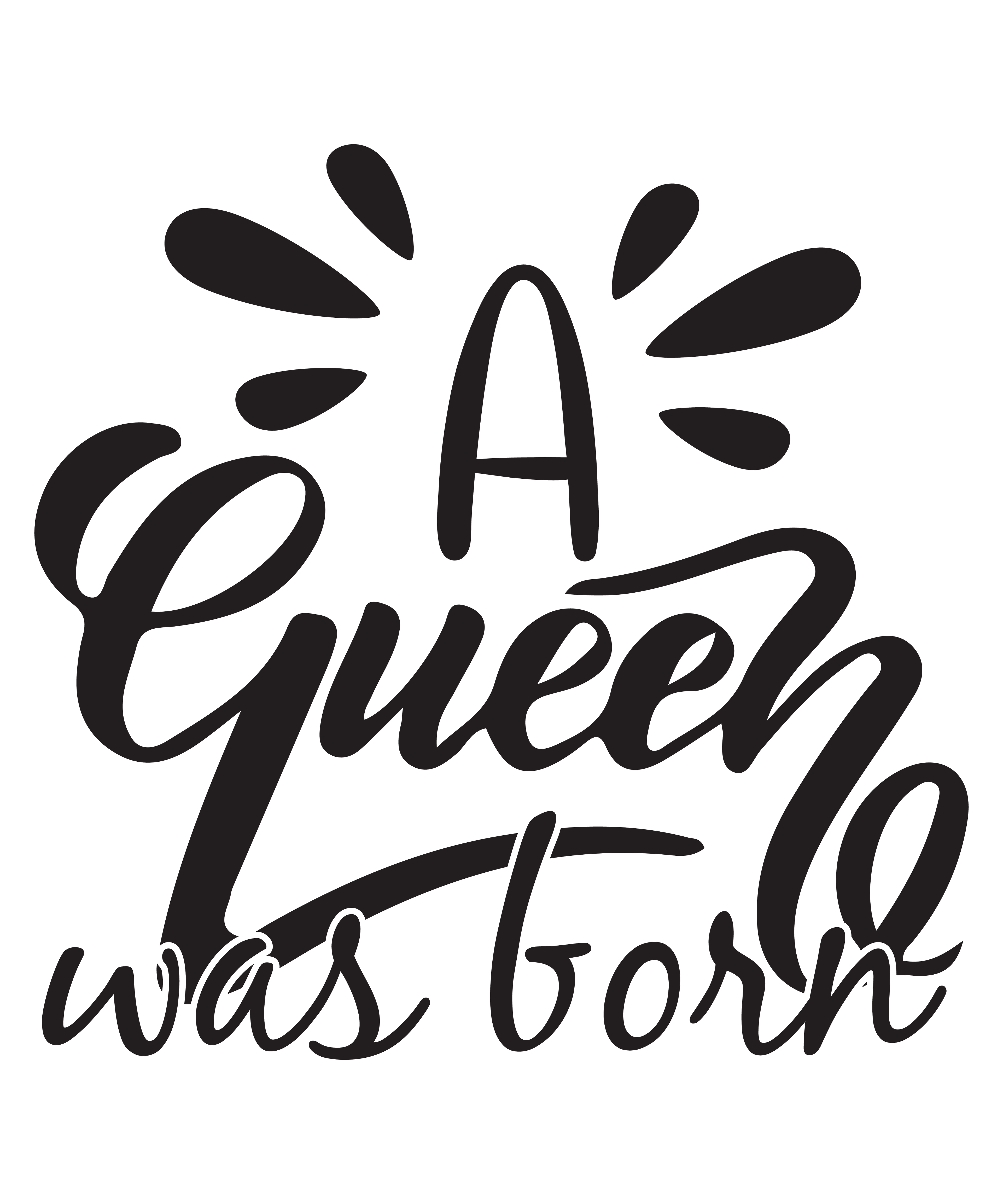 A Queen was born (DESIGN ONLY)