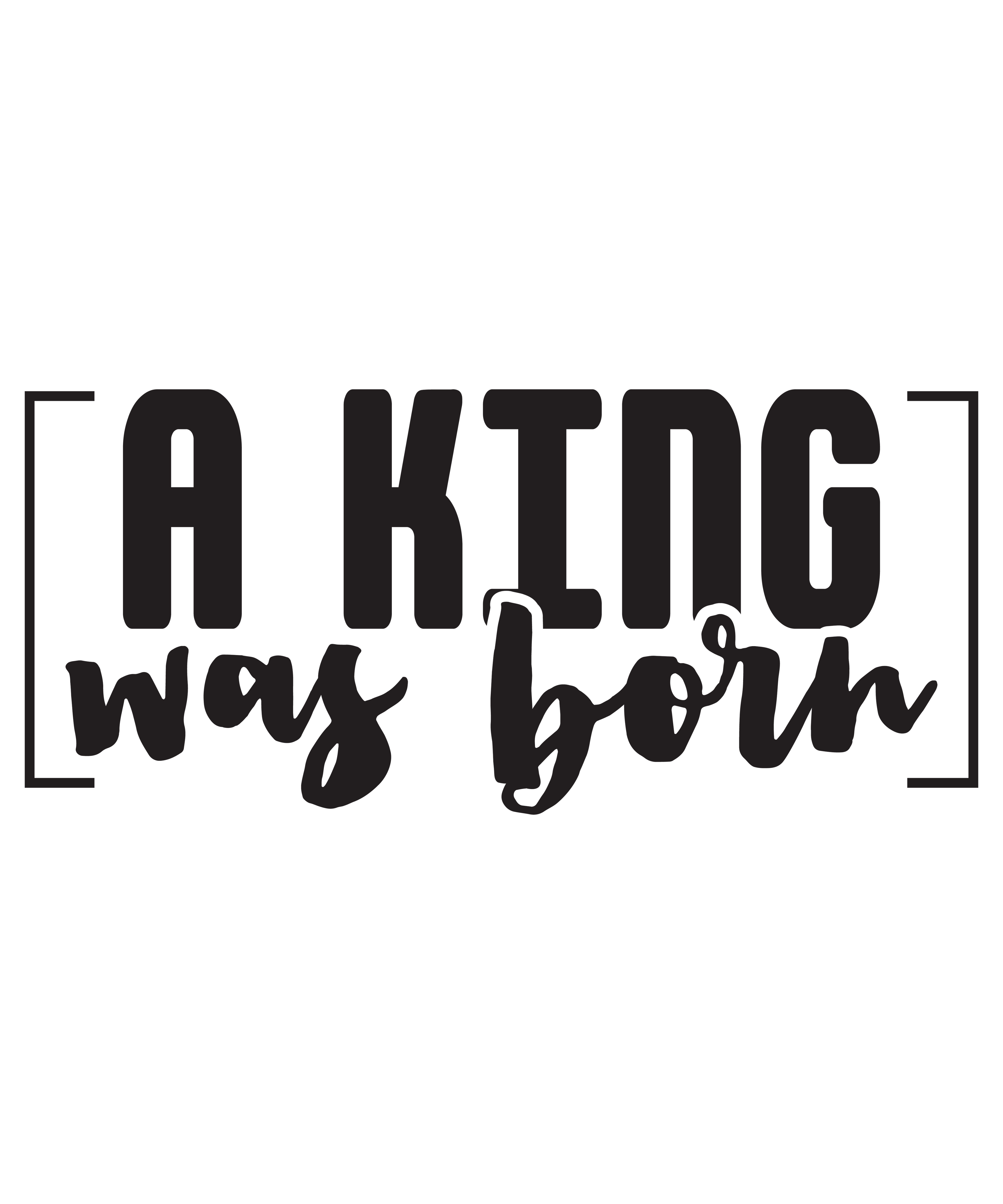 A King was born (DESIGN ONLY)